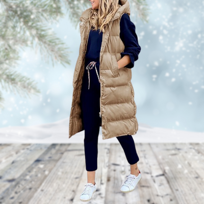 Ella - Cappotto gilet lungo