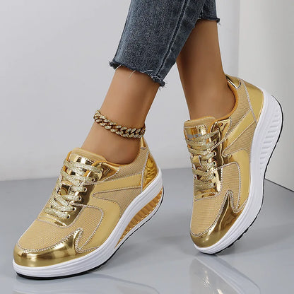 Elysiane – Sneakers da donna con suola spessa e plateau