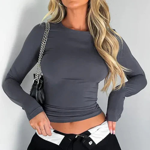 Mariette – Elegante top a maniche lunghe