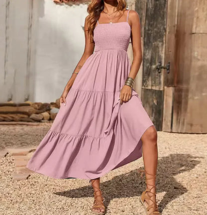 Eliadora – Abito maxi elegante con balze
