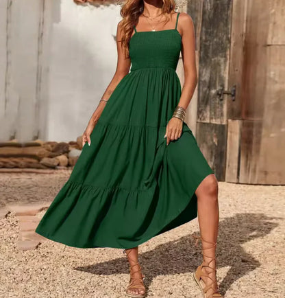 Eliadora – Abito maxi elegante con balze