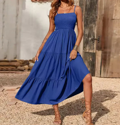 Eliadora – Abito maxi elegante con balze