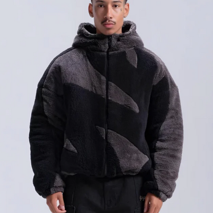 Anton - Giacca in caldo cotone con zip