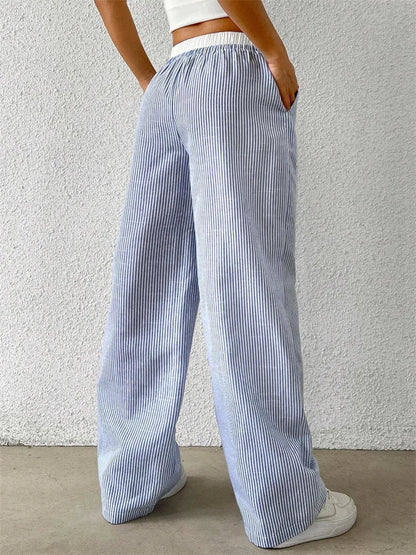 Xamara – Pantaloni in cotone a righe