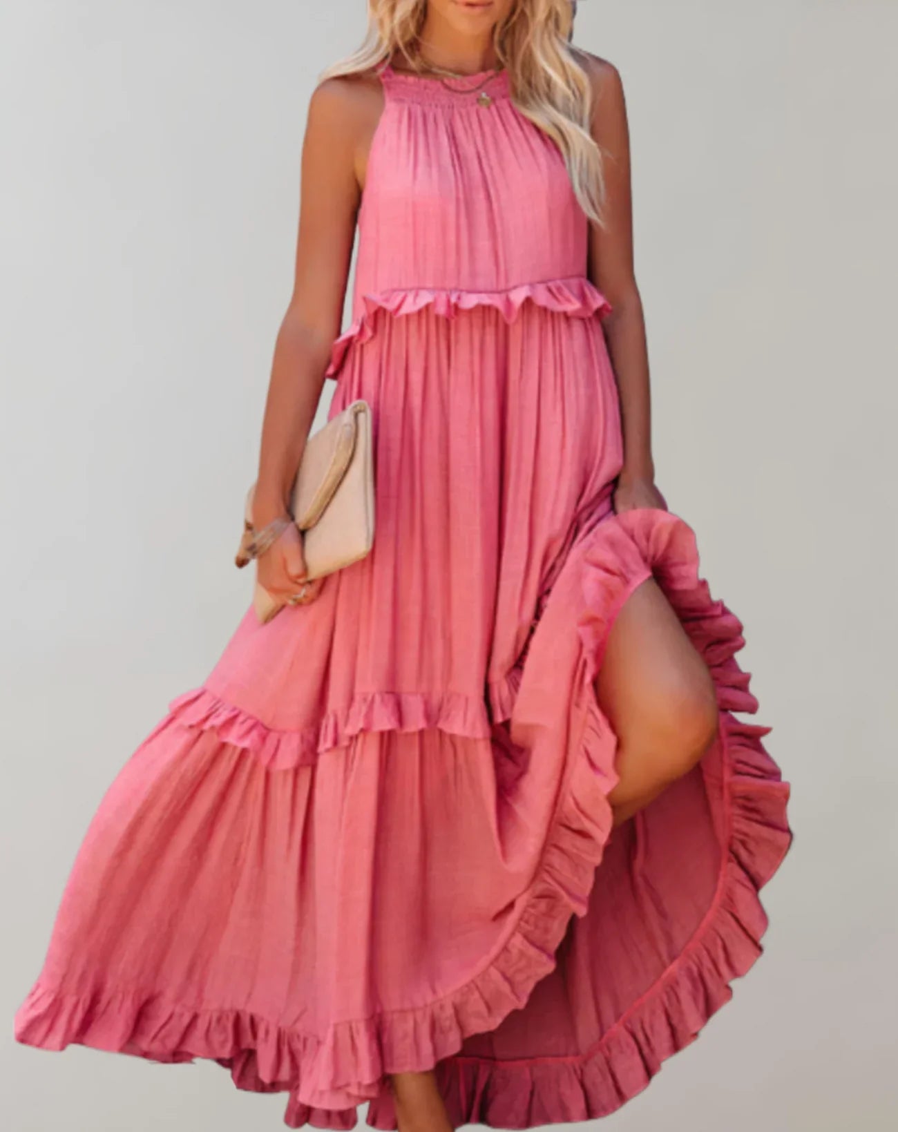 Mireille – Abito senza maniche con volant