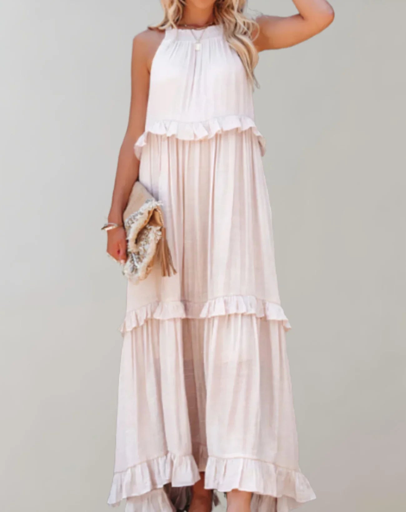 Mireille – Abito senza maniche con volant