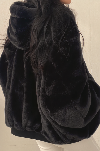 Cappotto invernale con cappuccio in cashmere - Vesper