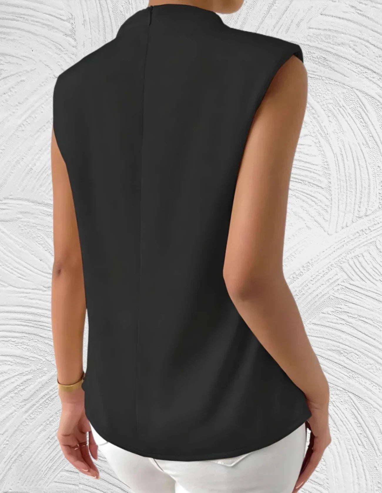 Mairead – Blusa elegante senza maniche