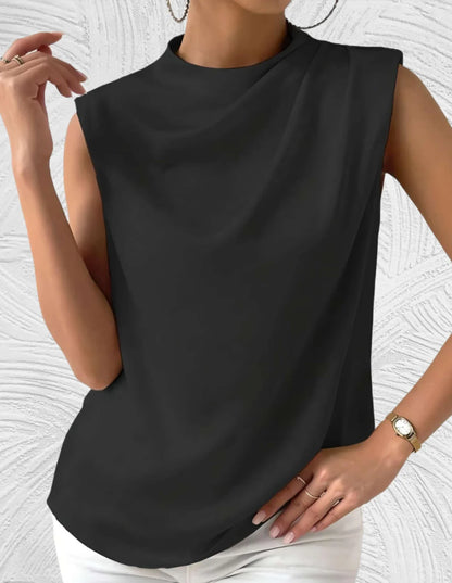 Mairead – Blusa elegante senza maniche