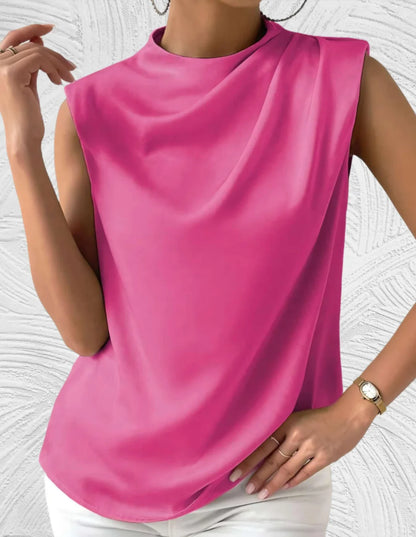 Mairead – Blusa elegante senza maniche