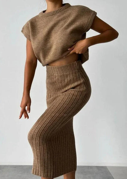 Nivelle – Elegante set lavorato a maglia in due pezzi