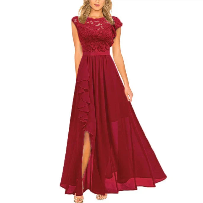 Lyricelle – Abito maxi elegante in chiffon