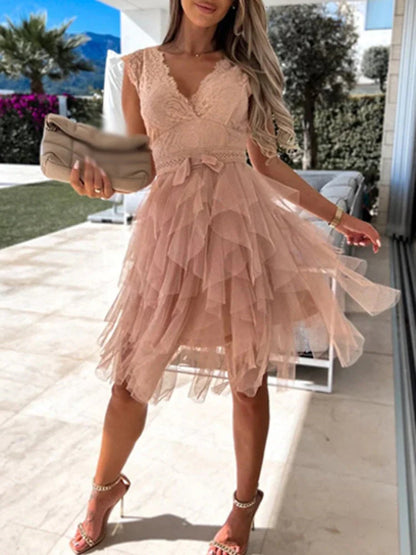 Elarisca – Miniabito elegante realizzato in tulle