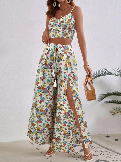 Mykaela – Set due pezzi in cotone leggero ed elegante