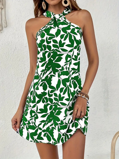 Kale – Elegante miniabito con scollo all'americana