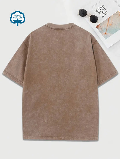 Brooklyn – T-shirt in cotone con girocollo