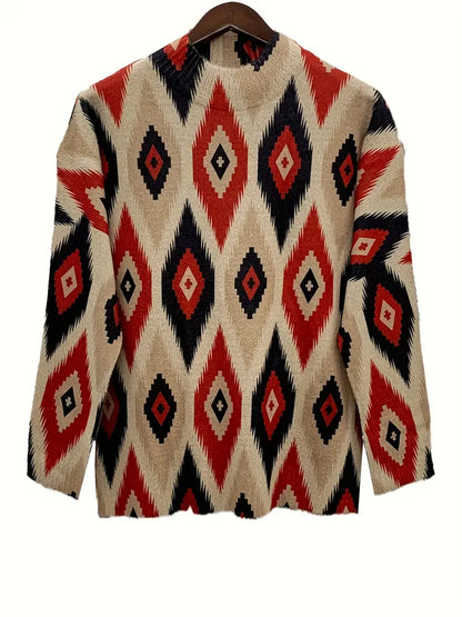 Ulrike – Maglia con stampa geometrica