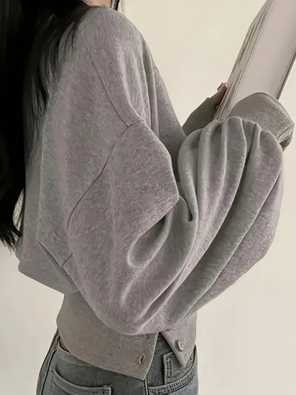 Ebbe – Maglione elegante con maniche corte a palloncino