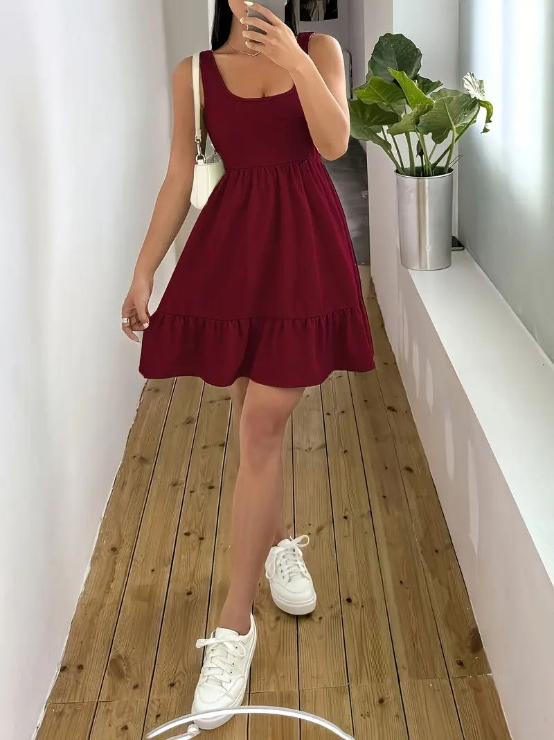 Emberlynn – Mini abito a balze senza maniche