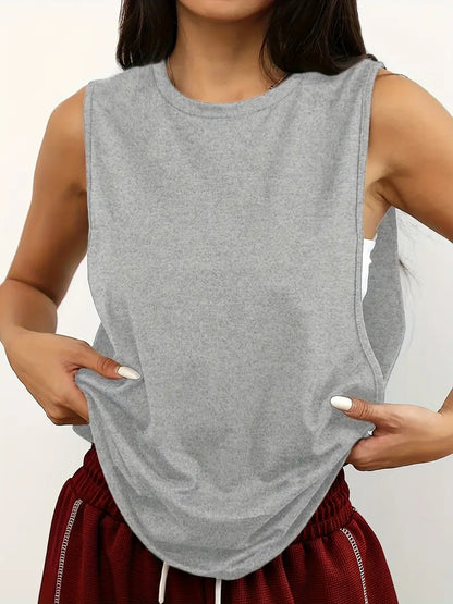 Vexis – Canotta elegante, senza maniche e ampia