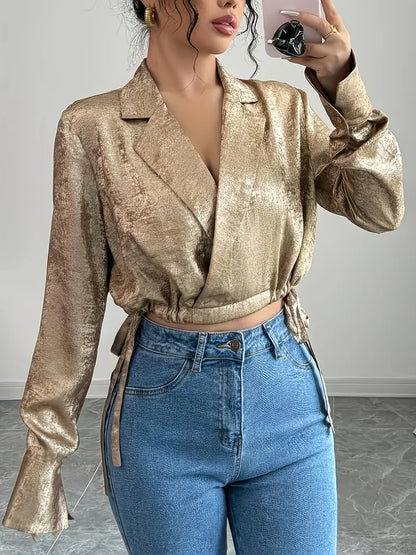 Ida – Blusa elegante a portafoglio