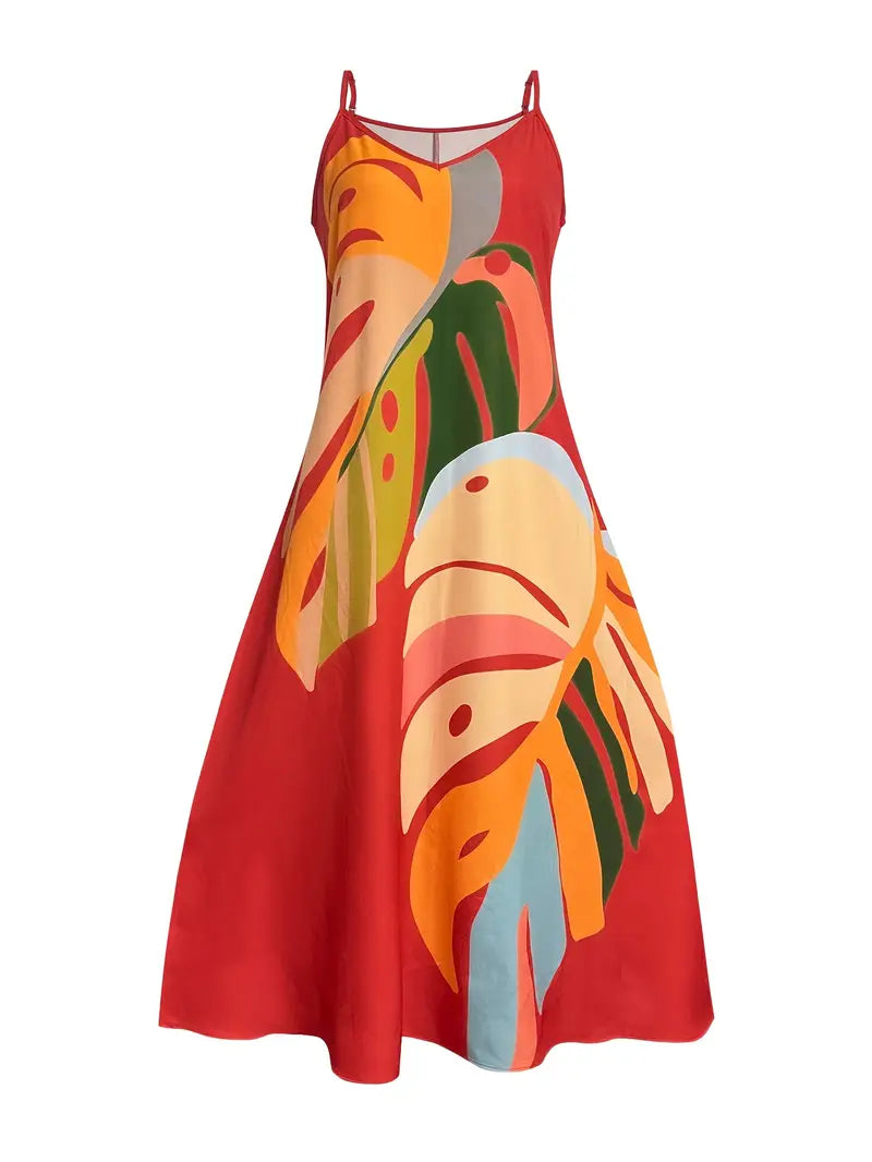 Vixie – Maxi abito luminoso senza maniche