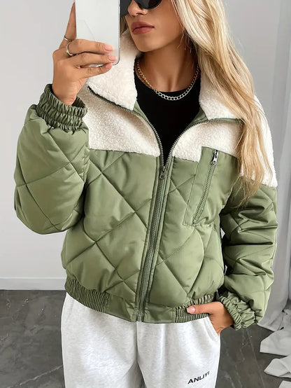 Jolene – Giacca trapuntata in pile