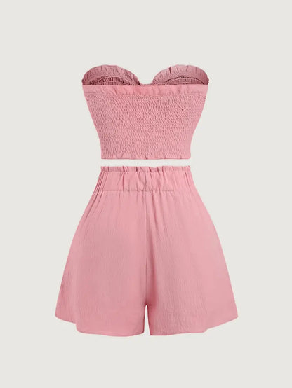 Ivigail – Completo a fascia strutturato con fiocco