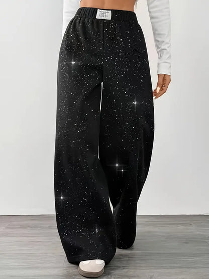 Zyraia – Pantaloni eleganti con gamba ampia e stampa