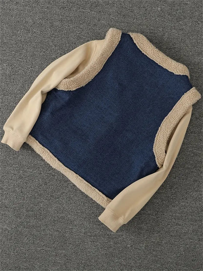 Hedda – Gilet in denim di pile