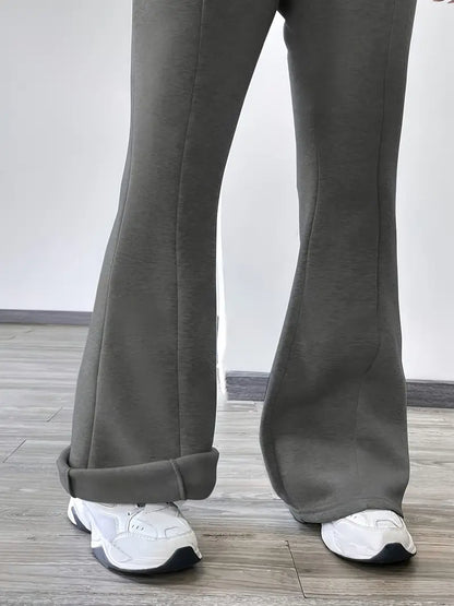 Manju – Pantaloni jogging a zampa in cotone