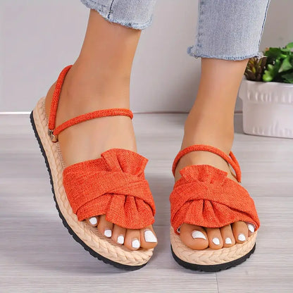 Dahlis – Sandali con cinturino alla caviglia e fiocco