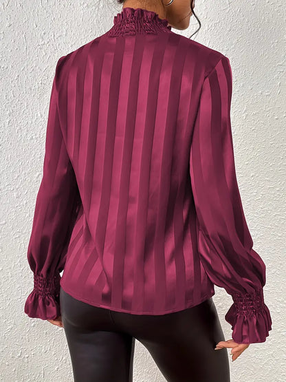 Lykke – Blusa elegante in raso a righe