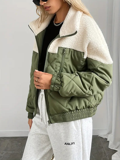 Jolene – Giacca trapuntata in pile