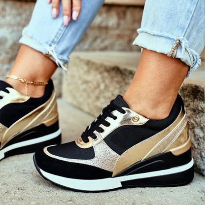 Isabeau – Eleganti sneakers con zeppa