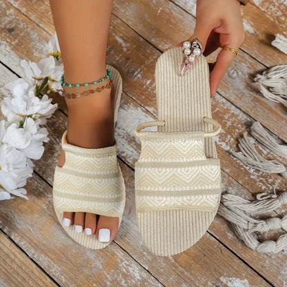 Kenzie – Eleganti sandali intrecciati slip-on