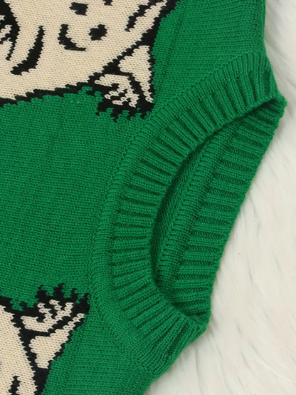 Brynlee – Maglione con vivace stampa leopardata