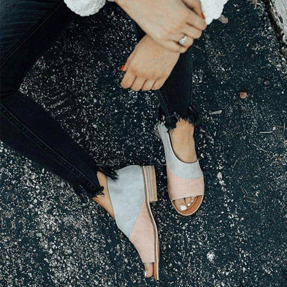 Zalirith – Eleganti sandali open toe bicolore