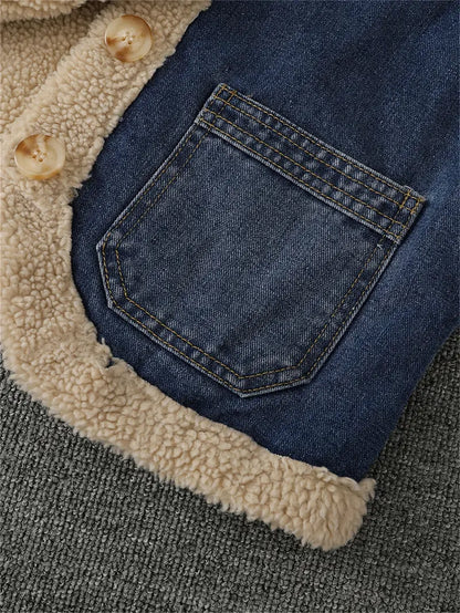 Hedda – Gilet in denim di pile