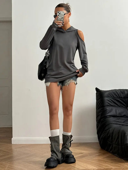 Ember – Felpa con cappuccio alla moda in cotone