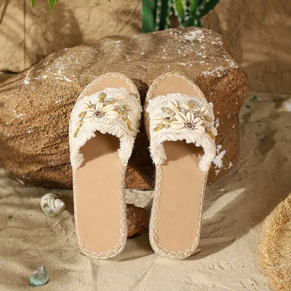 Rositha – Sandali con decorazione di frange