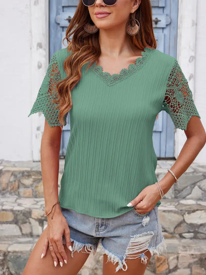 Oraia – Camicetta con pizzo alla moda