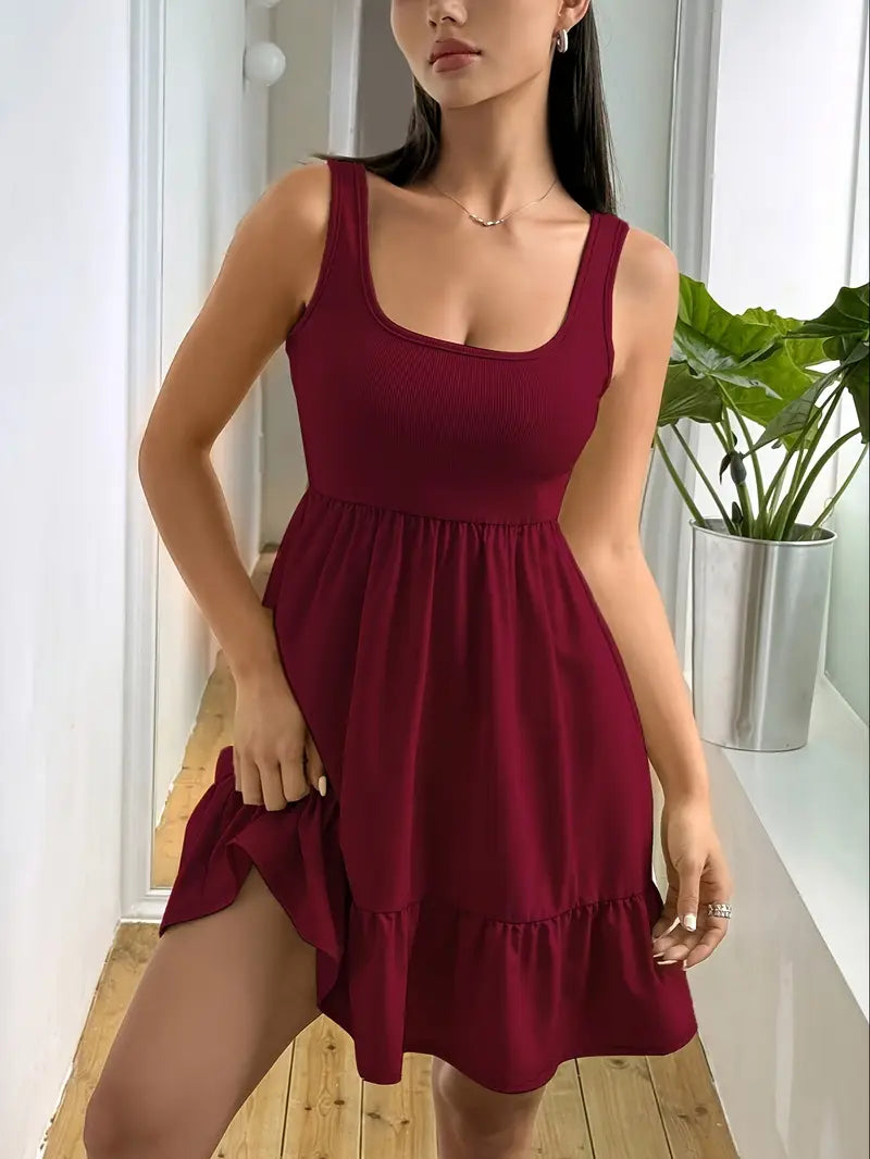 Emberlynn – Mini abito a balze senza maniche