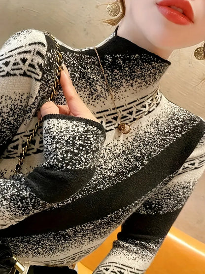 Mayla – Elegante maglione lavorato a maglia a righe