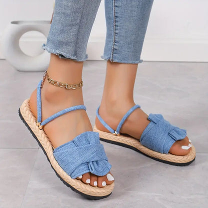 Lovi – Deliziosi sandali con fiocco e punta aperta