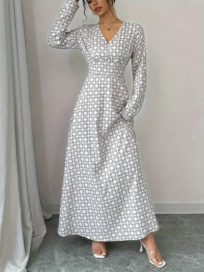 Shula – Abito maxi elegante con maniche lunghe