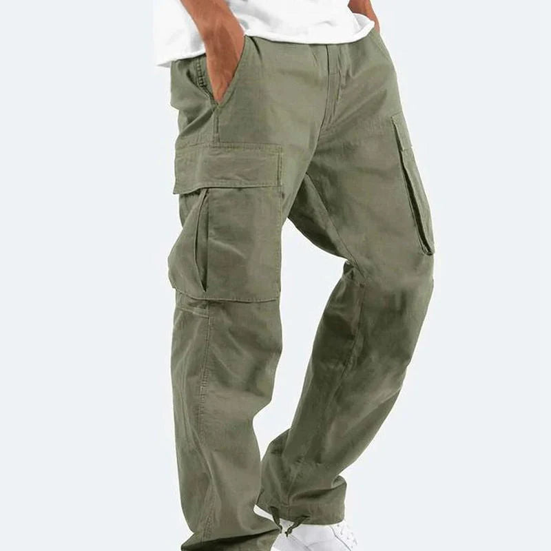 Troi – Pantaloni cargo eleganti in cotone