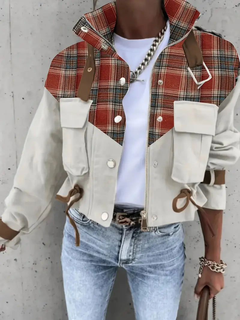 Damini – Giacca corta a quadri