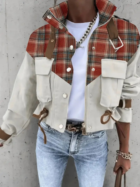 Damini – Giacca corta a quadri