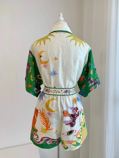 Vaelith – Set maglietta e pantaloncini artistici